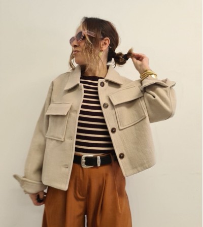 CHAQUETA DE LANA NOVEMBRE GRACE AND MILA
