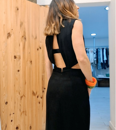 VESTIDO CUT OUT NEGRO